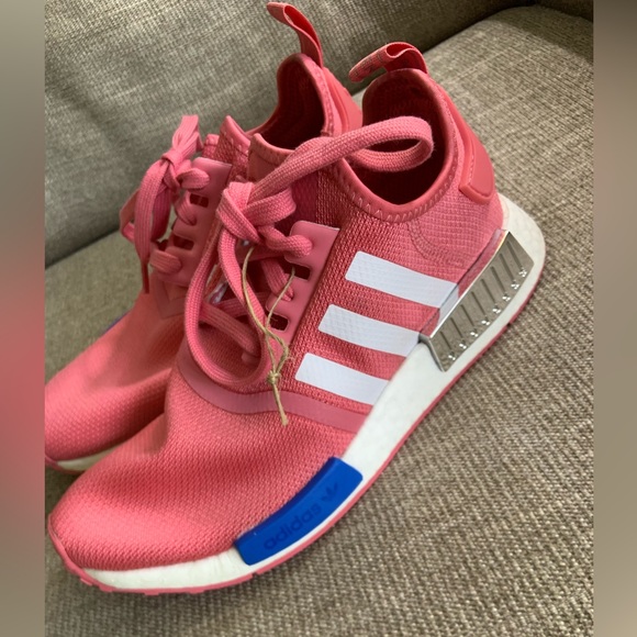Adidas NMD R1 Hazy Rose FX7073 Pink Silver Size 8 - Picture 4 of 16
